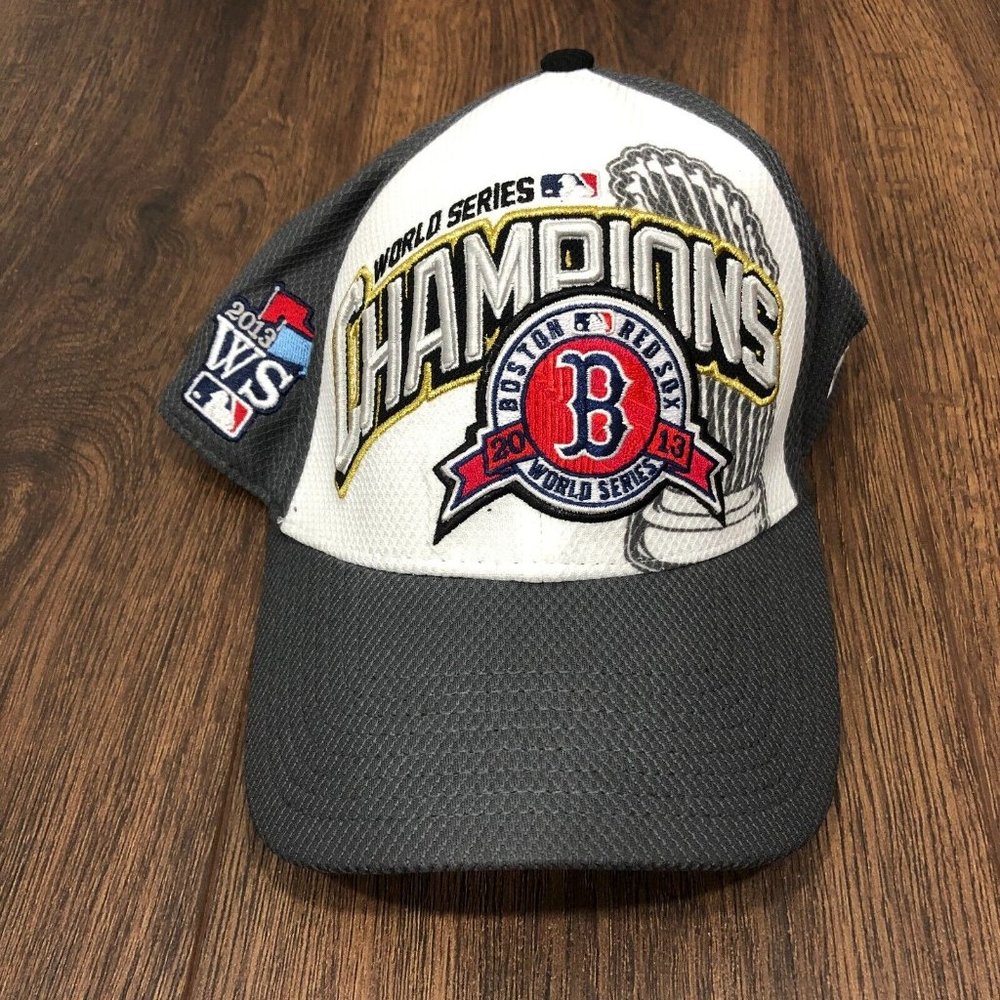 New Era Boston Red Sox Cap Hat 39Thirty World Series Champion 2013 Flex Fit OSFM